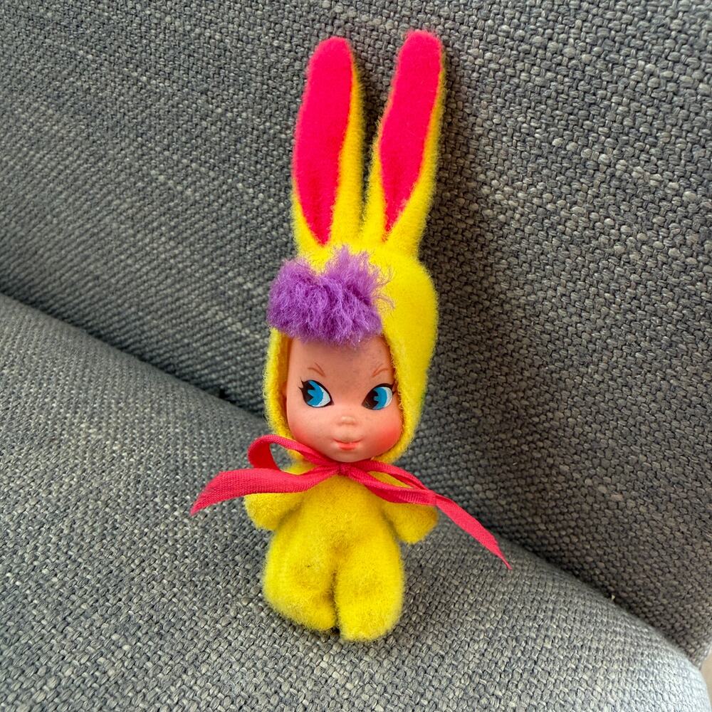 Vintage Liddle Kiddles Funny Bunny Baby Doll Mattel 1960s